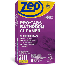 Zep Pro -Tabs Badrumsrengrare upplsbara tabletter - 4 tabletter per lda - tillstt bara vatten! Miljvnlig lila (Zubctab)