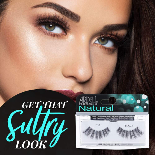 Ardell Ardell Natural Lashes False Eyelashes 118 Black (4 pack) 1