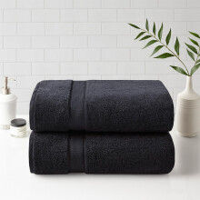 Toalha de banho Madison Park Signature 800GSM grande 34 """" x 68 """" Conjunto de 2 toalhas de banho 100% algodo altamente absorvente de qualidade
