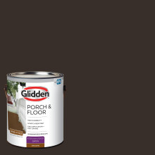 Glidden Grab-N-Go Veranda- und Boden-Innen-/Außenfarbe, 1 Gallone, Satinbraun, kratzfest, 128 Fl Oz (1 Stück)