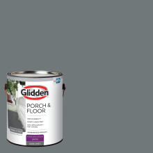 Tinta Glidden Grab-N-Go para Porches e Pisos, 1 Galão, Satin, Cinza Escuro, 128 Fl Oz