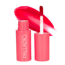 Palladio Jelly Tint Liquid Stain para bochechas e lbios Cor viva Lip Stain Leve, no pegajoso e  prova de transferncia, maquiagem com acabamen
