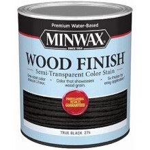 qt Minwax 10850 Vero legno nero finitura macchia di colore semitrasparente a base d'acqua