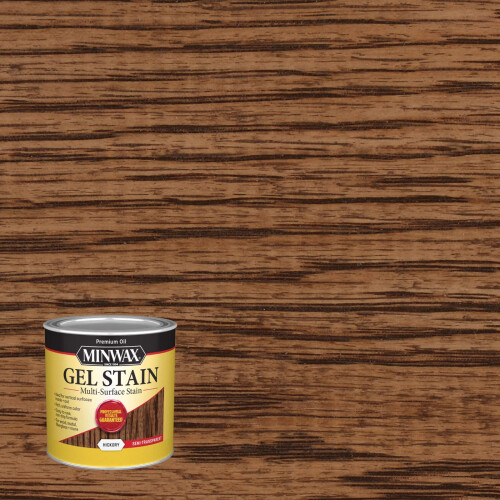Minwax Gel Stain sisäpuolisille puupinnoille Pint Hickory 1