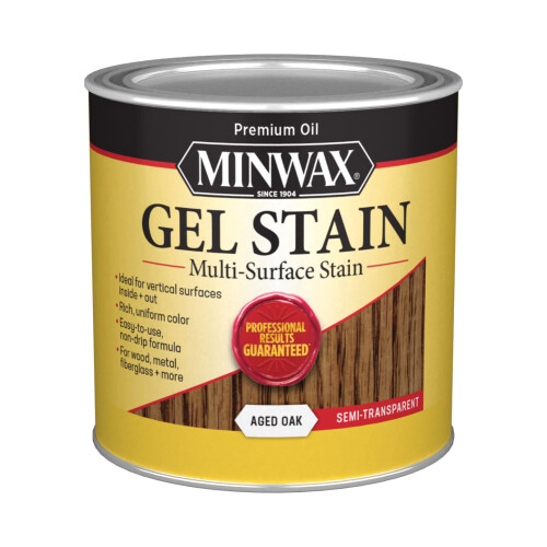 Minwax 260204444 Gelbeize gealterte Eiche 1/2 Pint