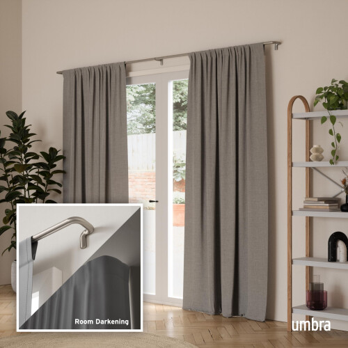 Umbra Umbra Twilight Expandable Blackout Curtain Rod 2