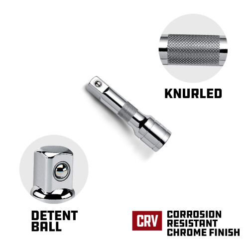 Powerbuilt 641501 3/8"""""""" Dr. 3"""""""" Extension 2