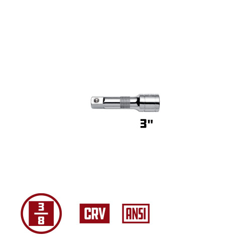 Powerbuilt 641501 3/8"""""""" Dr. 3"""""""" Extension 1