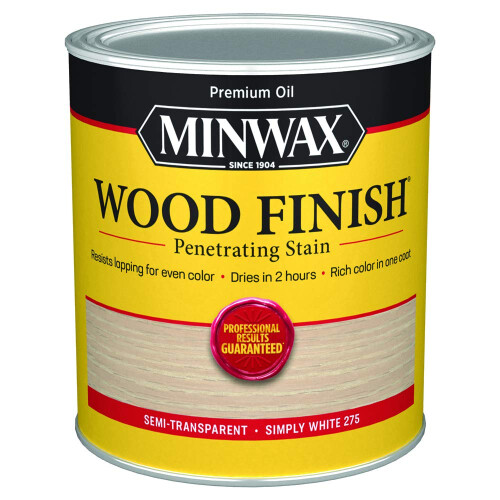 Minwax Wood Finish 700524444 Quart simplemente blanco