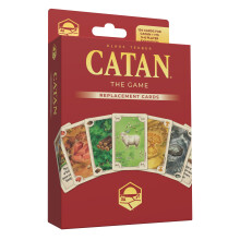 CATAN Base Game Card Accessory (6th Edition) Complete Replacement Set with 95 Resource Cards & 25 Development Cards Made Studio - Board Game