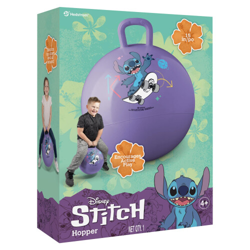 Bola de salto Hedstrom Disney Stitch Hopper para crianas de 15 polegadas (55-9733) 1