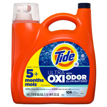 Tide Ultra Oxi nestemäinen pyykinpesuaine 106 täyttöä 149 fl unssia HE-yhteensopiva