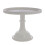 9"""" White Milk Glass Cake Stand Plate Bakers Quality 1
