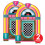 Jukebox-uitsparing, set van 2 4