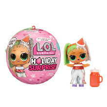 L.O.L. Överraskning! Holiday Surprise!- Miss Merry- med Collectible Doll 8 Surprises Holiday Theme Collectible Dolls Limited Edition- Bra gåva fö