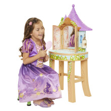 Rapunzel Vanity Disneys verworrene Rapunzels Turm -Vanity -Spielset mit Spiegel Haarbrsten Haare und Stuhl