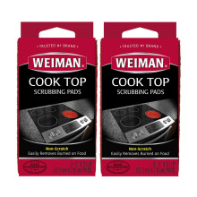 Weiman Cook Top Lot de 3 tampons rcurer pour couper les taches les plus tenaces Les tampons rcurer essuyent soigneusement les rsidus