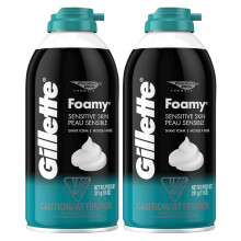 Gillette Foamy Shaving Cream, Sensitive Skin, 11 Ounce