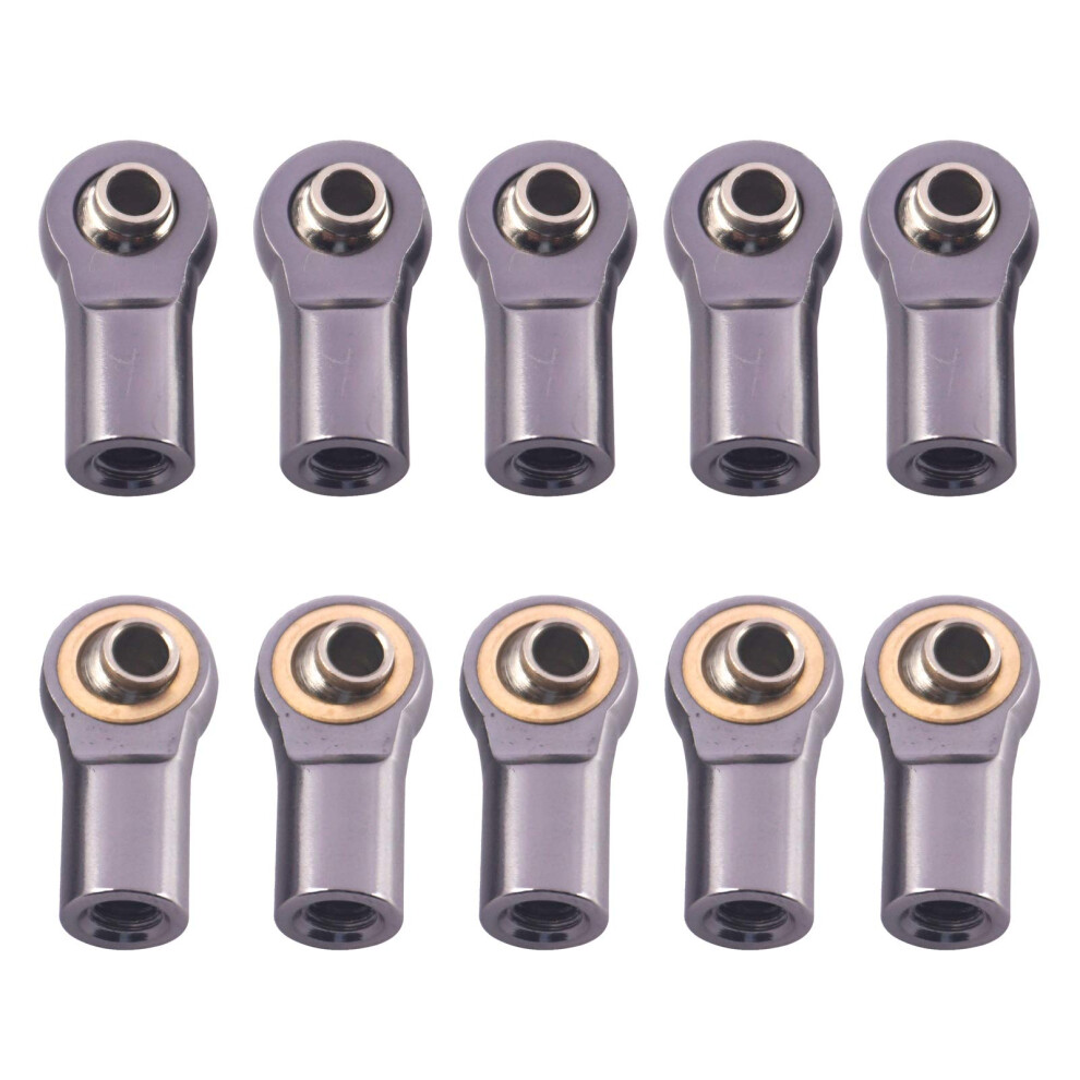 10Pack Vgoohobby Metal M4 Ball Cold Ogniw Bull Bull Lin End Compatible Z Osiowym SCX10-II 90046 90047 D90 Traxxas TRX-4 Rc Buggy Crawler Car Car-image