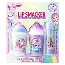 Lip Smacker Magical Frappe Collection 3er-Pack Lippenbalsam fr Getrnke Unicorn & Mermaid Unicorn Delight/Mermaid Magic