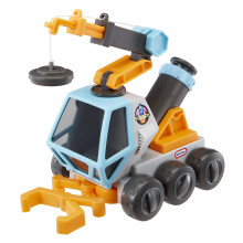 Little Tikes Big Adventures Moon Microscope Space Rover STEM Toy Vehicle with Microscope Magnetic Crane Extending Grabber for Girls Boys Kids