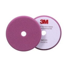 3M Perfect-It Random Orbital Foam Polishing Pad 5""""/130 mm Purple 34123 for Automotive Compounding and Polishing
