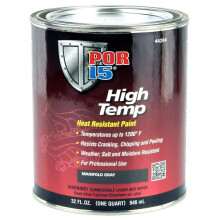 POR-15 Hochtemperaturfarbe, hochhitzebestndige Farbe, wetter- und feuchtigkeitsbestndig, 32 Flssigunzen, Verteiler, Grau