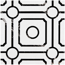 Retro Self Atleshive 12 -calowe winylowe plytki podlogowe 20 plytek - 12 """" x 12 """" Wzr Carrera - Peel & Stick DIY Flooring do kuchni do jadalni