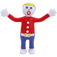 NJ Croce 5,75"" Mr. Bill Figura posizionabile Classico spettacolo dal vivo del sabato sera Giocattolo Sicuro per bambini Regalo vintage per bambin