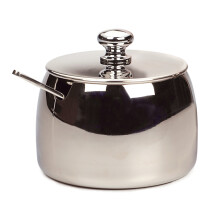 RSVP International RVS Suikerpot met Deksel en 4,5" Lepel, 8 oz Capaciteit