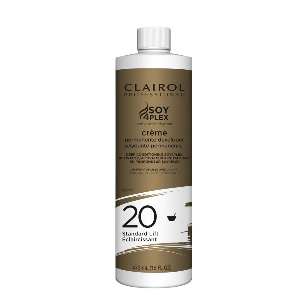 Clairol Professional Crme Permanente 20 volume Hair Developer  16 oz. - Packaging May Vary