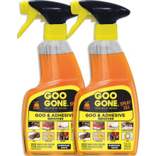 Goo Gone Gone Original Spray Gel Adesive Adesivo Remover - Funziona su adesivi per paraurti per cavacnici inchiostri inchiostro e altro - 12 once 2 p