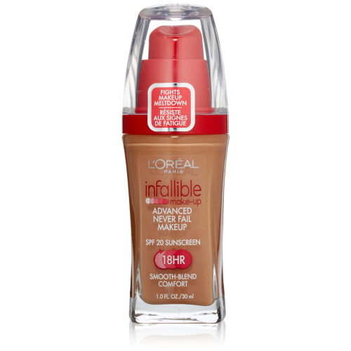 L’Oréal Paris L'oreal Infallible Advanced Never Fail Makeup, Classic Tan, 1-Fl Oz