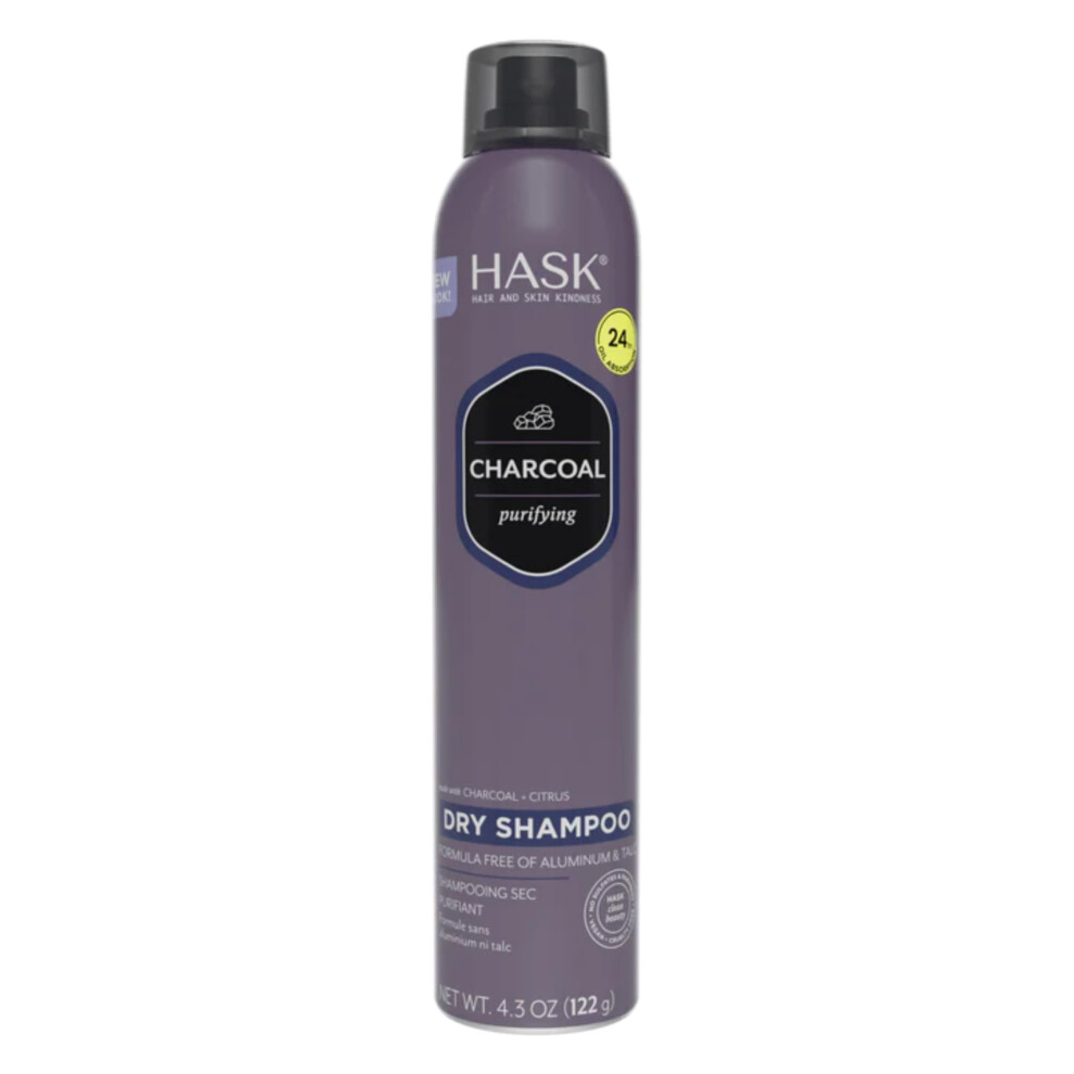 Photos - Hair Product Hask Charcoal Clarifying Dry Shampoo for all hair types aluminum free no sulfates parabens phthalates gluten or artificial c 