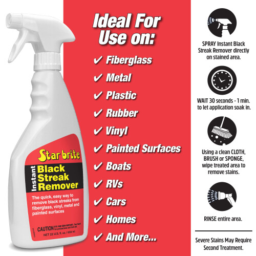 Star brite Instant Black Streak Remover Bootreiniger 1 gallon 2
