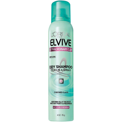 L’Oréal Paris L'Oréal Paris Elvive Extraordinary Clay Σαμπουάν Ξηρού Σαμπουάν, 4 oz. (Συσκευασία Μπορεί να Διαφέρει)