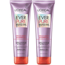 Lor? Al Paris Hair Care Everpure Sulfate Free Frizz Defy Shampo med Marula Oil 2 Count (8.5 fl; oz vardera) (förpackning kan variera)