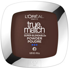 L'Oreal Paris True Match Super Blendable Oil Free Powder Foundation C12 Deep 0,33 oz