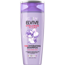 L'Oréal, Elvive, Hyaluron + Plump, 72H Feuchtigkeitsshampoo, für trockene, dehydrierte Haare, 12,6 fl oz (375 ml)