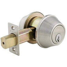 Master Lock DSC0732DKA4 Commerciële Dubbel Cilinder Deurslot, Satijn Chroom
