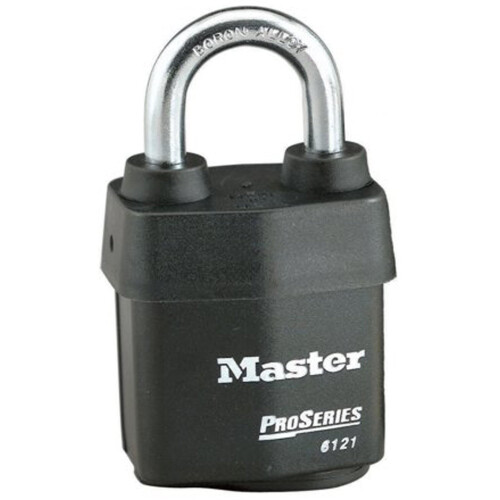 Master 6121D ProSeries Padlock 1.9"""" x 2.1"""" x 6.6"""" Black