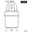 Master 6121D ProSeries Padlock 1.9"""" x 2.1"""" x 6.6"""" Black 2