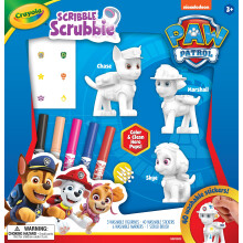 Crayola Scribble Scrubbie Paw Patrol Figur Playset anpassbares Pfotenpatrouillenspielzeug und Geschenke fr Kleinkinder wiederverwendbare Farbakt