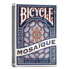 Fahrrad-Mosaik-Spielkarten