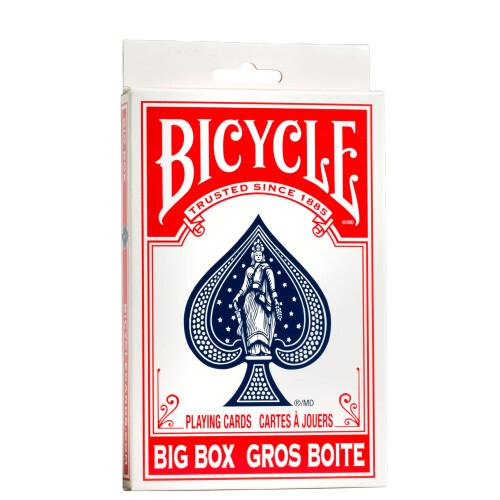 Bicycle Big Box Spielkarten  Rot