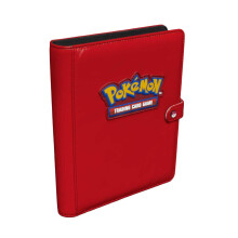 Ultra PRO - Premium Red Snap Binder for Pok?mon Sleek Premium Secure Protective Card Holder Display Binder for Pok?mon Collectors Stylish Storag