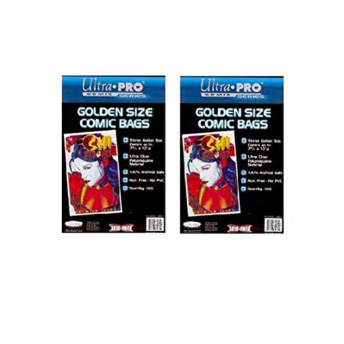 Ultra PRO Golden Age Packung mit 100 Comic-Taschen
