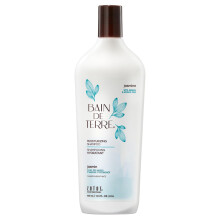 Bain de Terre Jasmine Fuktgivande Schampo, Lyxig Återfuktning för Torrt Hår med Argan & Monoi Oljor, Parabenfri, Färgskyddad, Vegan, 13.5 Fl Oz