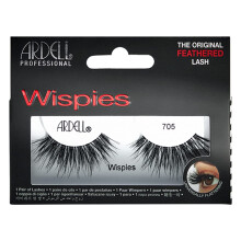 Ardell Wispies False Lashes 705 - Full Volume False Eyelashes Long & Fluffy Lashes for Natural Look 1 Pair