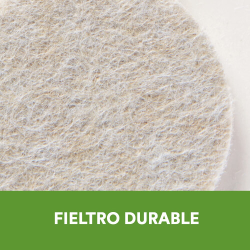 Scotch Almofadas de feltro escocs 12 PCS Almofadas de feltro bege para mveis para proteo de pisos de madeira 1,5 """" polegadas redondas Design autoad 2